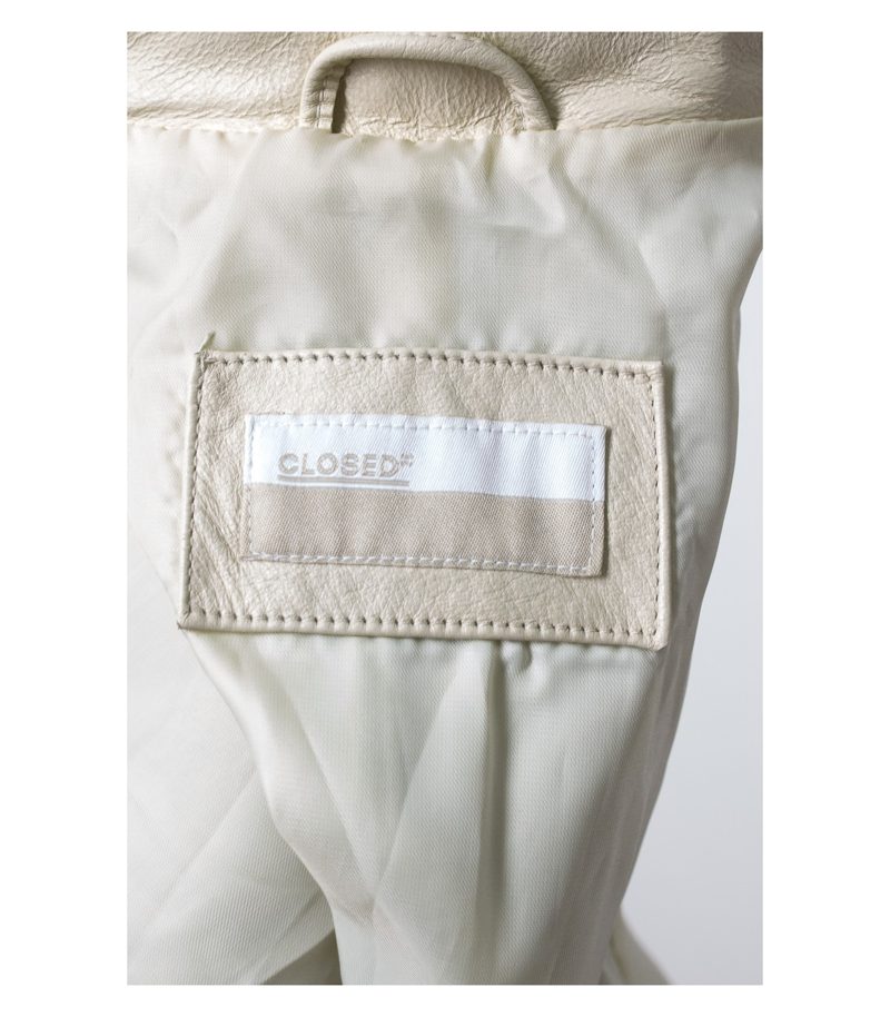 CLOSED Blazer Lederjacke Damenjacke Lederblazer Leather Gr. M/38 – Foto 4