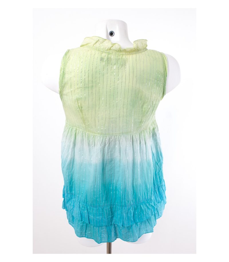 Mymo Bluse Tunika Shirt Sommershirt Gr. XS/34 Bunt Baumwolle – Foto 2