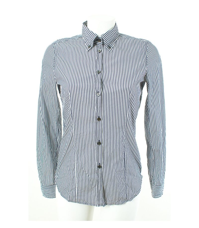 RENE LEZARD Bluse Gr.34 Klassische Damenbluse Shirt Baumwolle Freizet – Foto 1
