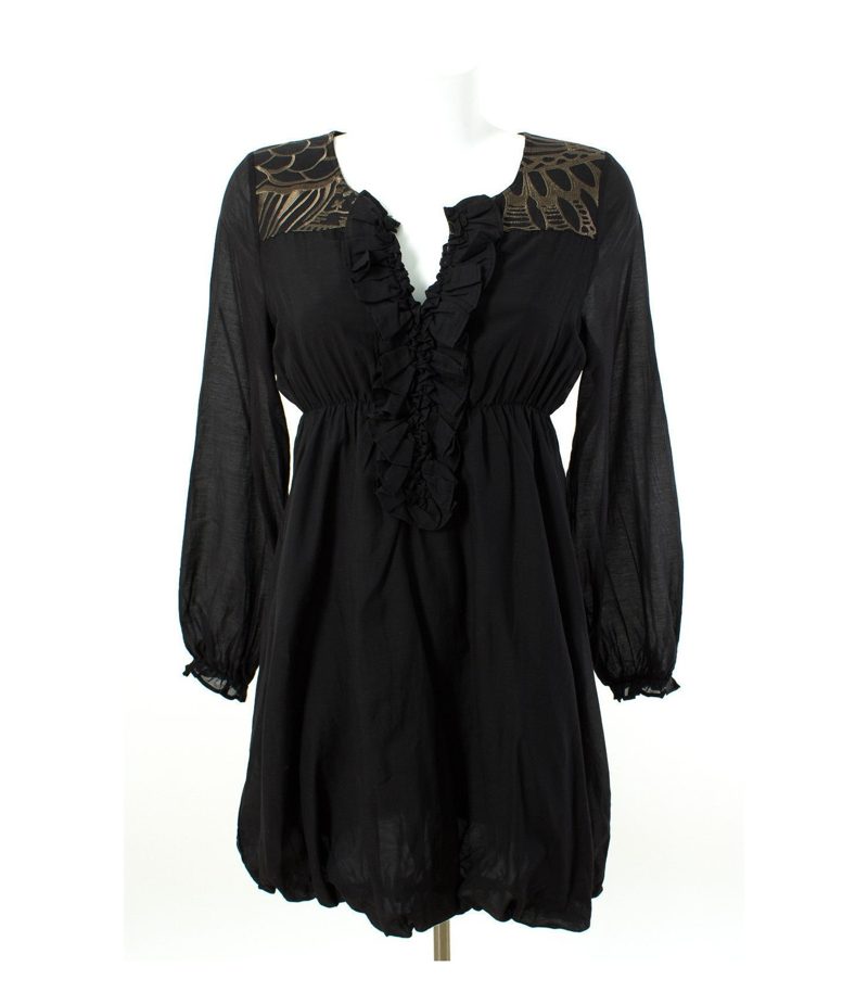 st-martins Kleid Sommer Tunika Kleid Rüschenkleid Gr. S/36 – Foto 1