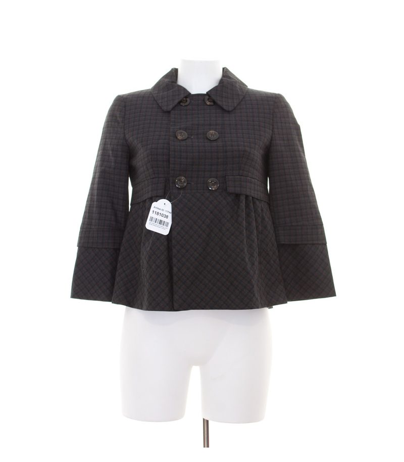 SPORTMAX Damen CODE Leichte Peplum Übergangsjacke Gr. DE 34 Mehrfarbig – Foto 1