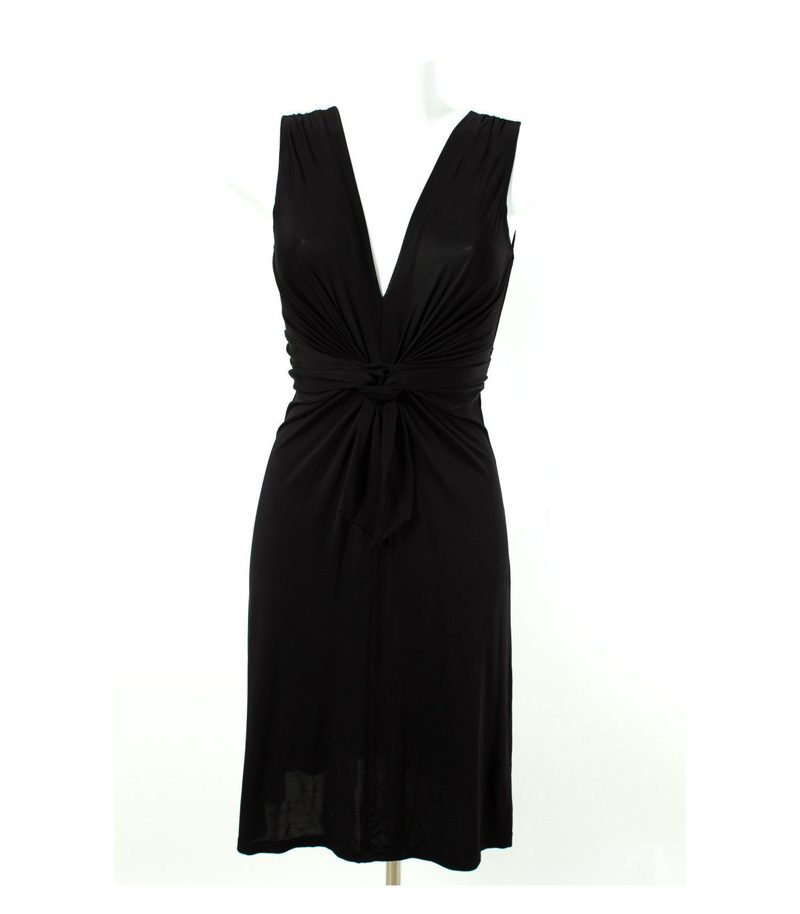 s.Oliver Kleid Cocktailkleid Kleine Schwarze Gr. 34 Jersey – Foto 1