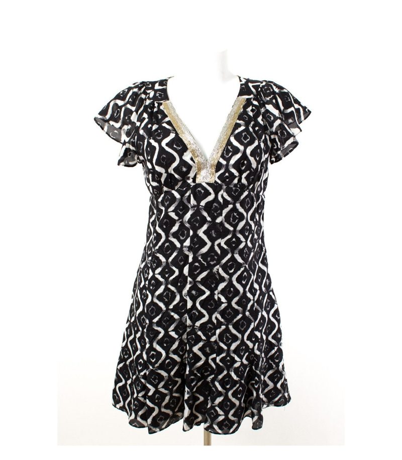 velvet Kleid Sommerkleid Kurzarm summer Gr. 36-38 – Foto 1