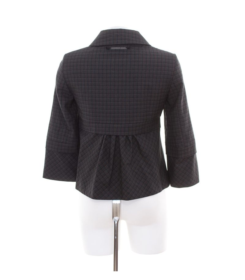 SPORTMAX Damen CODE Leichte Peplum Übergangsjacke Gr. DE 34 Mehrfarbig – Foto 3