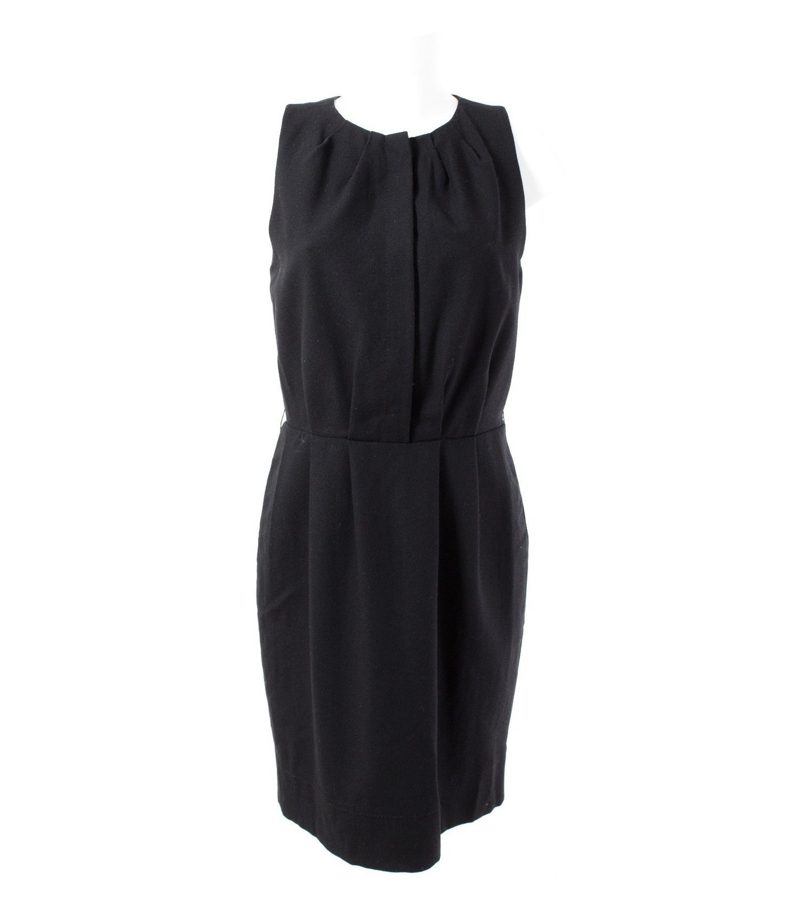 Massimo Dutti Kleid Gr.40/L Etuikleid Kleine Schwarze Wolle – Foto 1