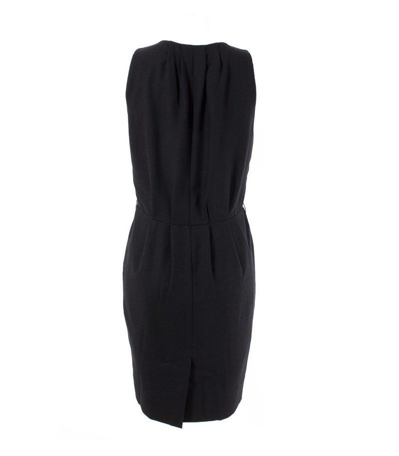 Massimo Dutti Kleid Gr.40/L Etuikleid Kleine Schwarze Wolle – Foto 2