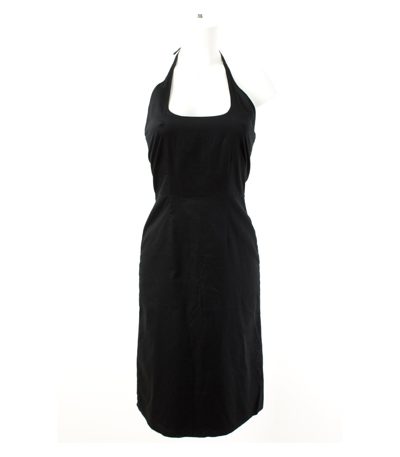 BANANA REPUBLIC Kleid Sommerkleid Neckholder Gr. 0=DE XS/34 Baumwolle