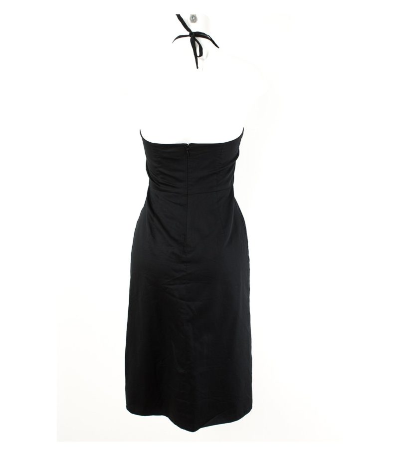 BANANA REPUBLIC Kleid Sommerkleid Neckholder Gr. 0=DE XS/34 Baumwolle – Foto 2
