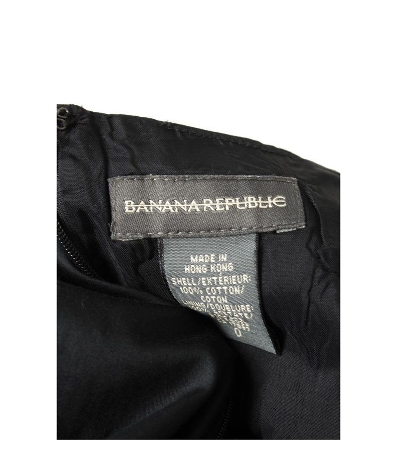 BANANA REPUBLIC Kleid Sommerkleid Neckholder Gr. 0=DE XS/34 Baumwolle – Foto 3
