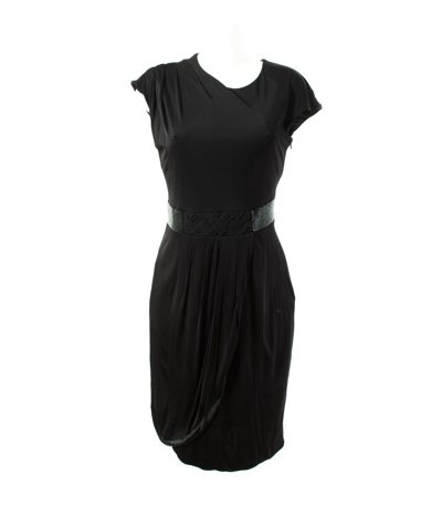 Vera Mont Kleid Sommerkleid Stretch Kleid Gr. 40 Schwarz Jersey
