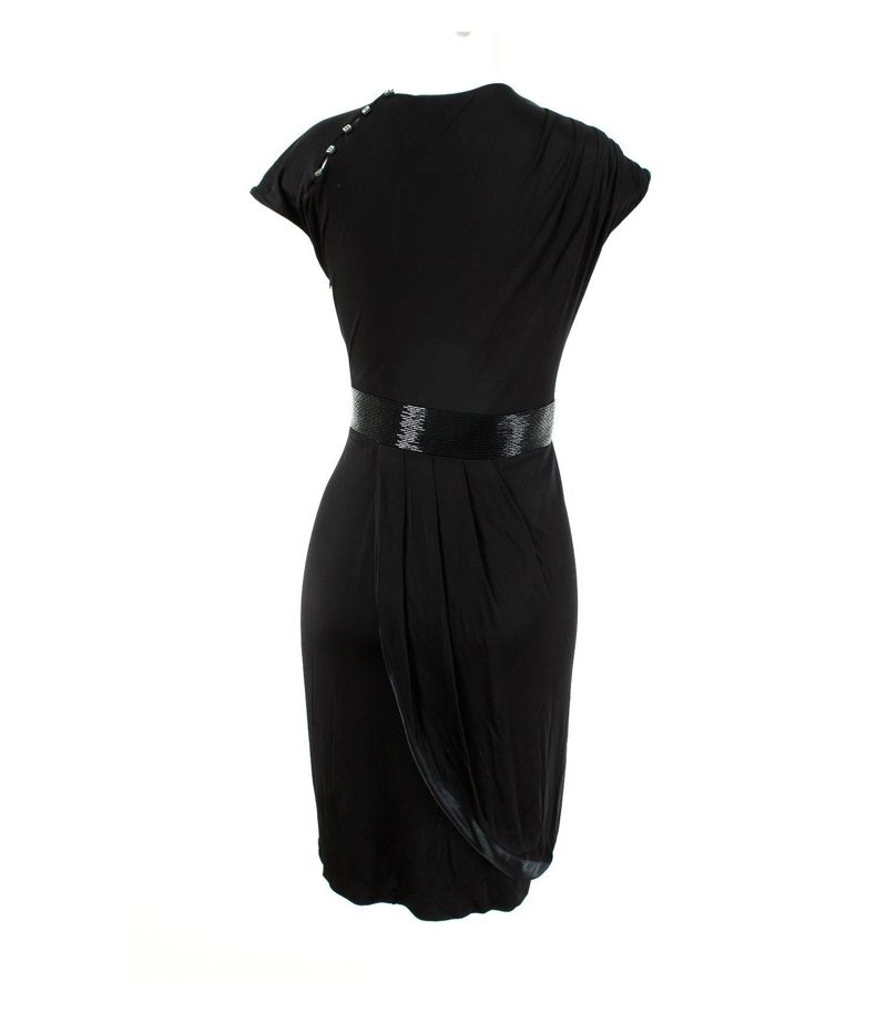 Vera Mont Kleid Sommerkleid Stretch Kleid Gr. 40 Schwarz Jersey – Foto 2