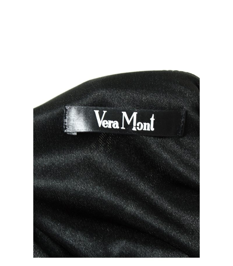 Vera Mont Kleid Sommerkleid Stretch Kleid Gr. 40 Schwarz Jersey – Foto 3