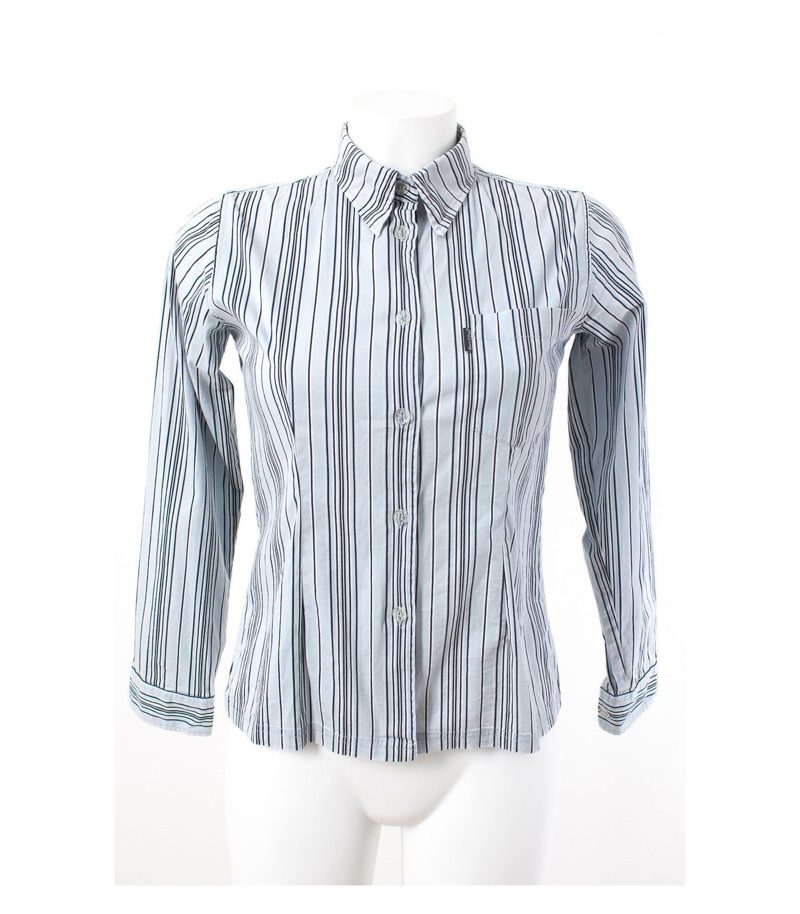 Marc O´Polo Bluse Klassische Bluse gestreift Shirt Gr. XL/164 Baumwolle – Foto 1
