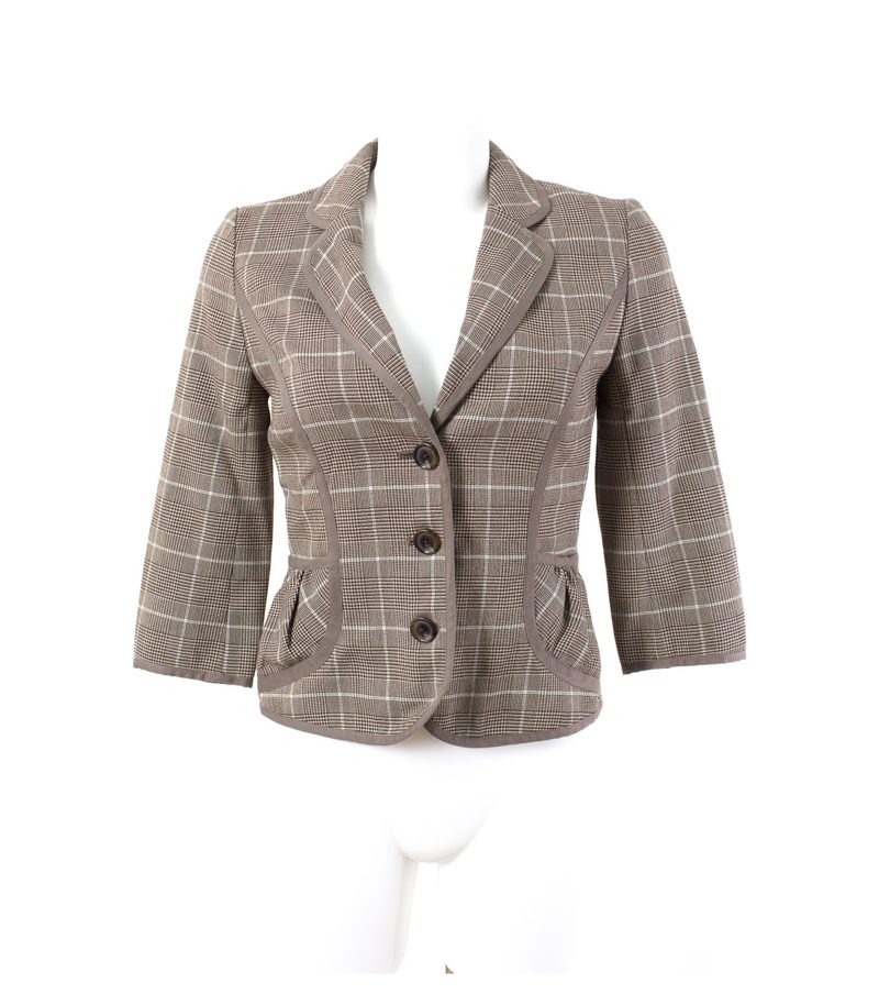 Calvin Klein Blazer Gr. 0=DE XS/34 Wolle – Foto 1