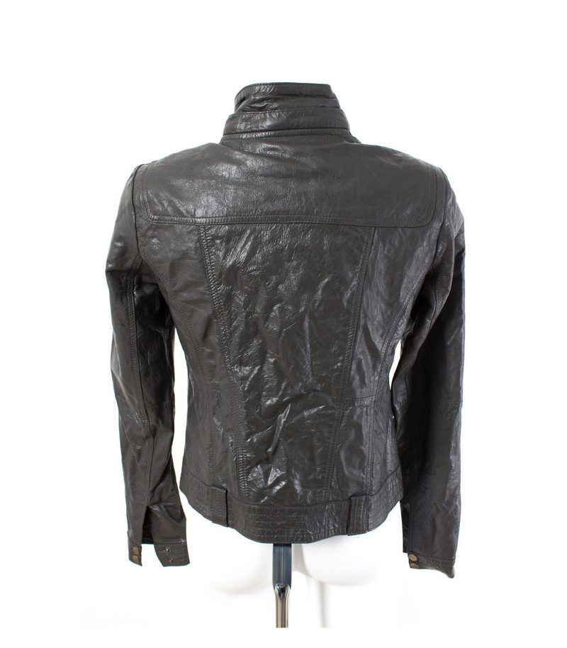 ZARA Übergangsjacke Lederjacke Gr. M/38 Leder – Foto 2