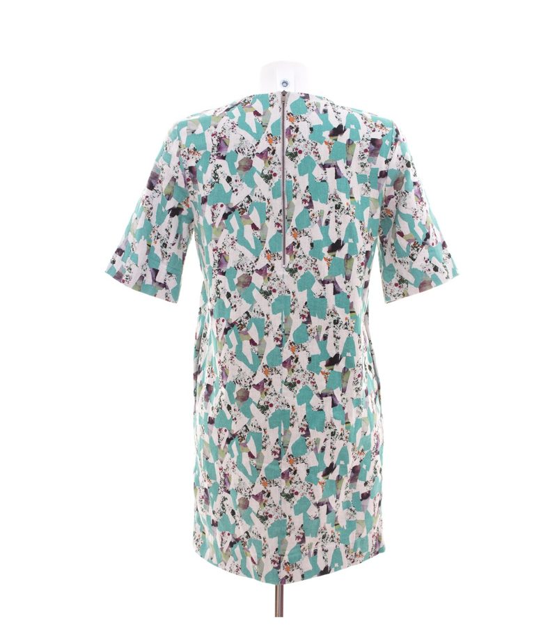 COS Damen Kleid Shirtkleid Gr. DE 36 Mehrfarbig Baumwolle – Foto 3