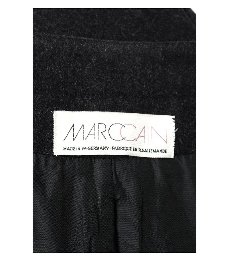 Marc Cain Jacke Anthrazitgrau Gr. 3=DE 19 (kurz) Reine Wolle – Foto 3