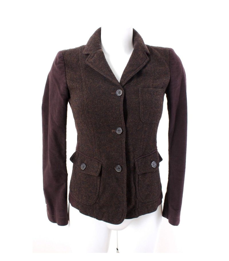 Etro Damen Blazer Gr. 36 (IT 40) Braun Baumwollmix – Foto 1