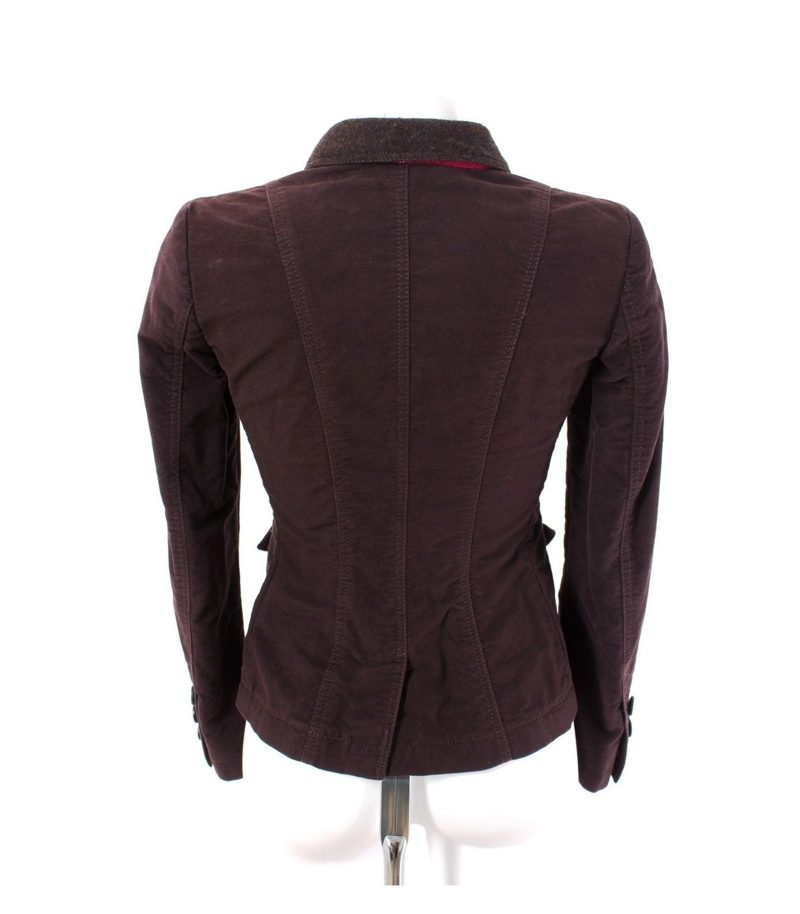 Etro Damen Blazer Gr. 36 (IT 40) Braun Baumwollmix – Foto 2