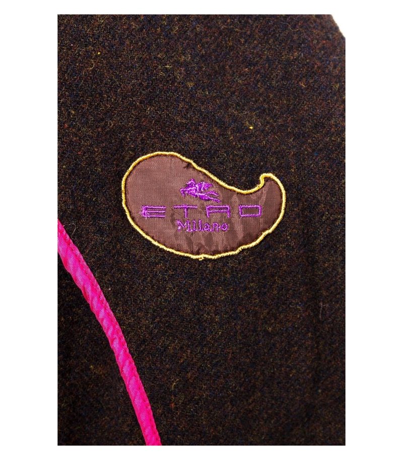 Etro Damen Blazer Gr. 36 (IT 40) Braun Baumwollmix – Foto 3
