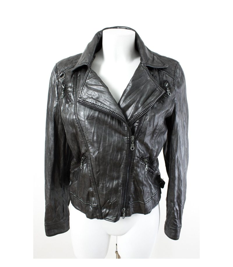 GERRY WEBER Damen Bikerjacke Übergangsjacke Gr. M/38 – Foto 2