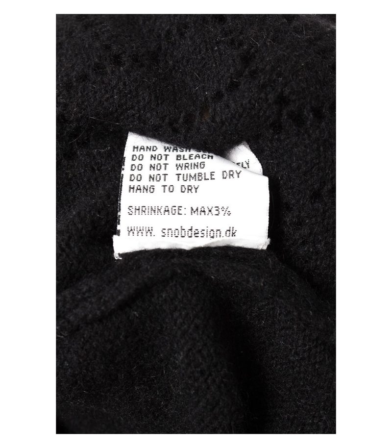 Snob Design Strickjacke Cardigan Perlenstickerei Gr. S/36 Wolle-Angora-Mix – Foto 3