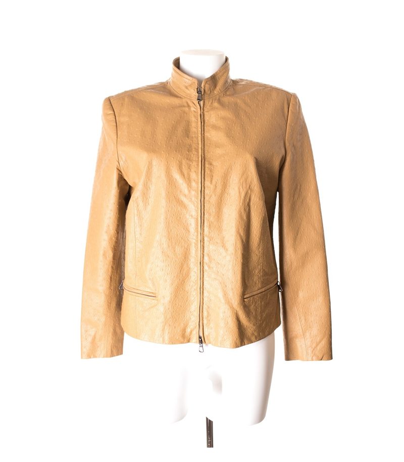ULI KNECHT Gr.L/40 Übergangsjacke Lederjacke Leder – Foto 1