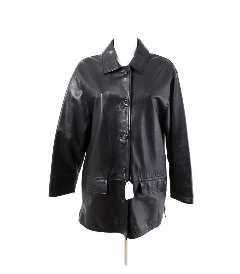 FOREVER Übergangsjacke Lederjacke Gr. XL/42 Leder – Foto 1