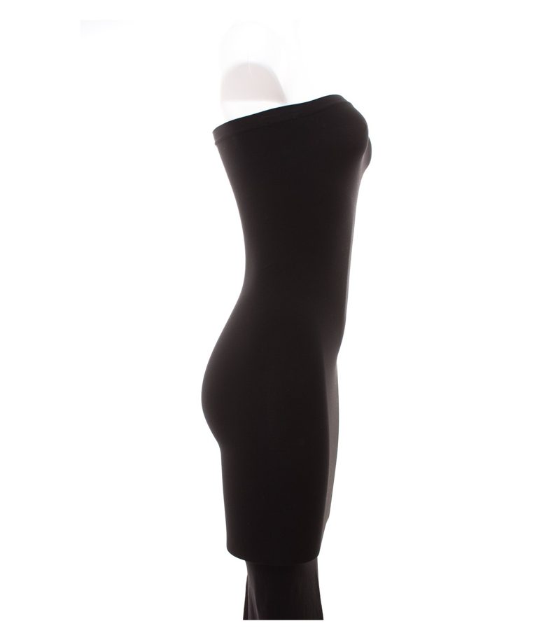 Wolford Damen Kleid Maxikleid Gr. XS Schwarz Trägerlos – Foto 2