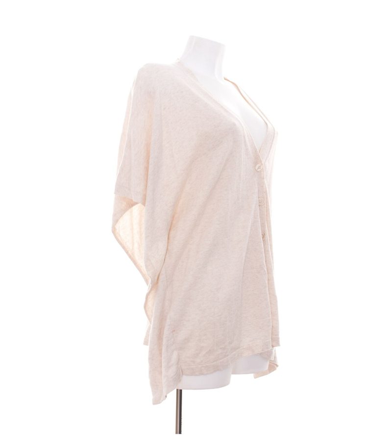 Laura Kent Damen Strickjacke Cardigan Gr. DE 40/42 Natur Strick Baumwolle – Foto 3