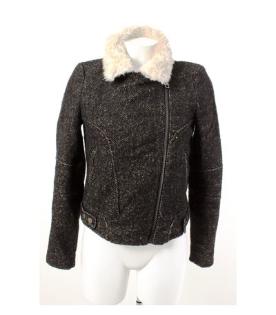 ZARA Jacke Gr. M/38 Blogger Bikerjacke Winterjacke