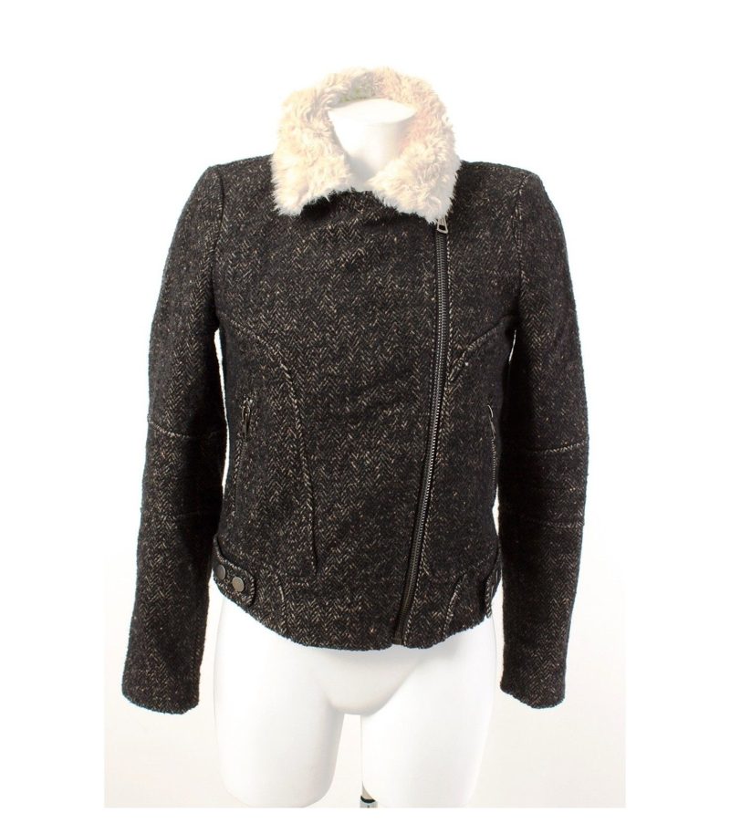ZARA Jacke Gr. M/38 Blogger Bikerjacke Winterjacke – Foto 1