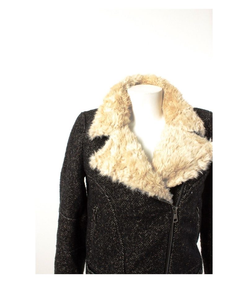 ZARA Jacke Gr. M/38 Blogger Bikerjacke Winterjacke – Foto 2