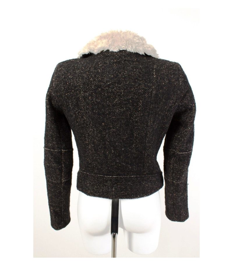 ZARA Jacke Gr. M/38 Blogger Bikerjacke Winterjacke – Foto 3
