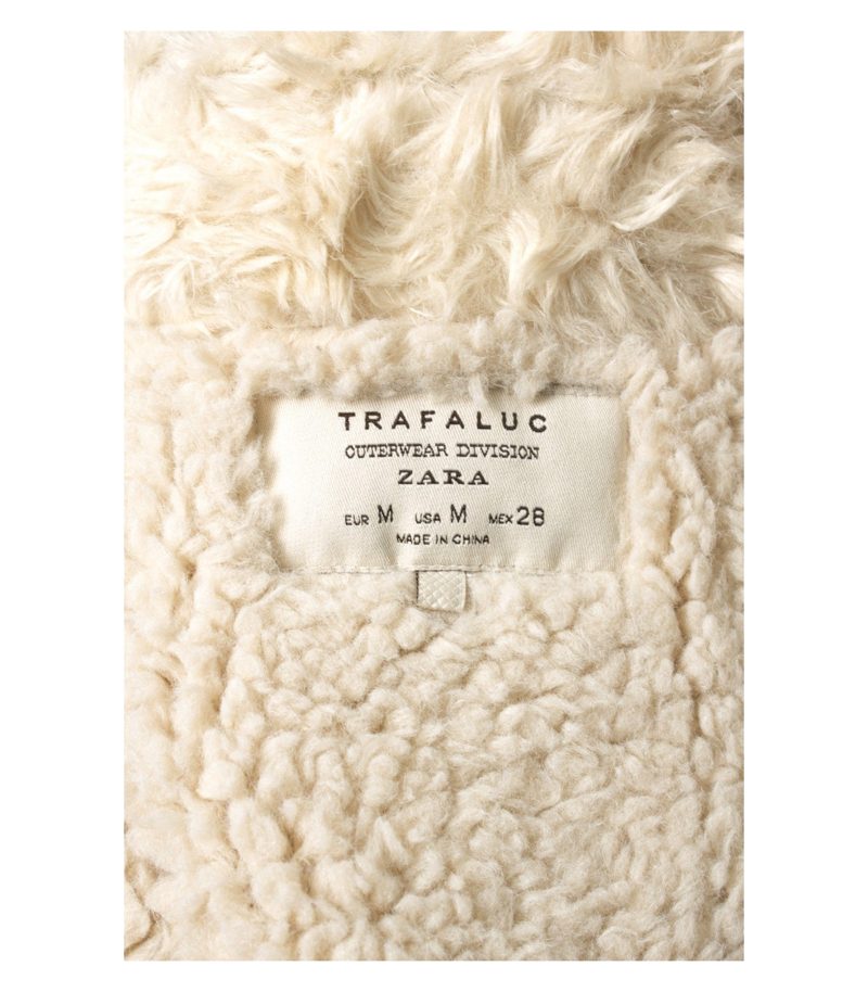 ZARA Jacke Gr. M/38 Blogger Bikerjacke Winterjacke – Foto 4