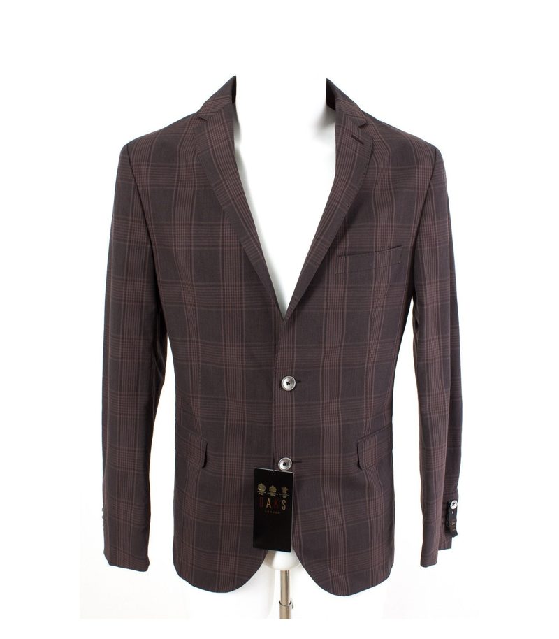 DAKS Sakko Slim Fit Sakko Business Gr. M/50 Baumwolle-Leinen NEU – Foto 1