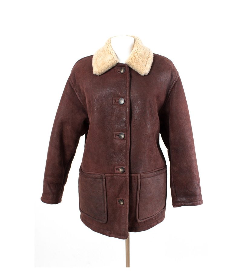 COOL WINTER Jacke Lammfelljacke Winterjacke Gr. 38/40 Leder – Foto 1