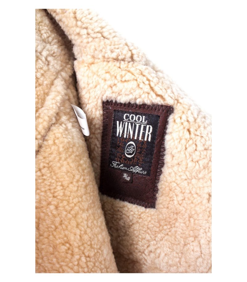 COOL WINTER Jacke Lammfelljacke Winterjacke Gr. 38/40 Leder – Foto 3