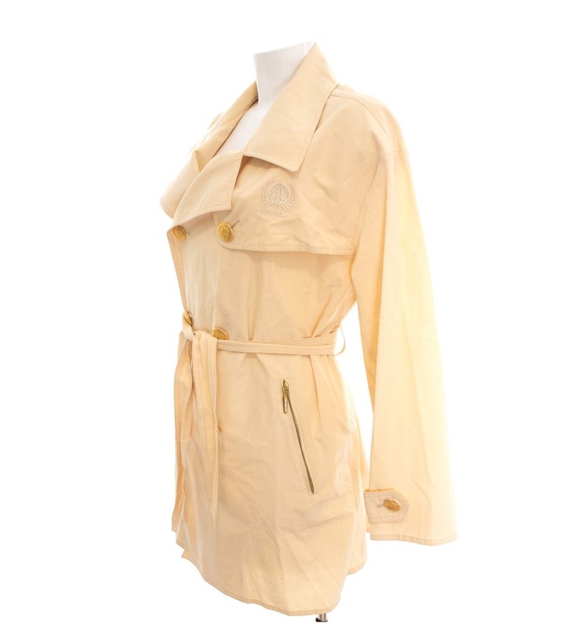 AIRFIELD Damen Mantel Trenchcoat Cremegelb Gr. DE 40 Baumwolle – Foto 2