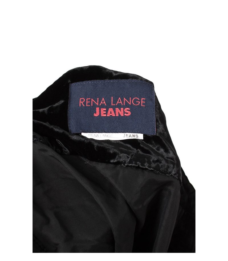 RENA LANGE Bluse Klassische Damenbluse Shirt Gr. M/38 Samt-Bluse – Foto 4
