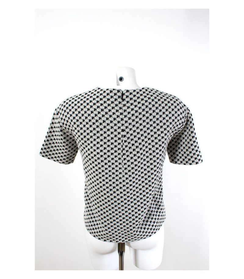 COS Shirt T-Shirt Kurzarm Shirt Freizeit Rundhals Gr. XS/34 Baumwolle – Foto 2