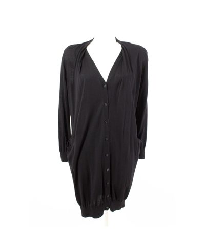 COS Strickjacke Cardigan Feinstrick Longjacke Gr. S/36 Strick