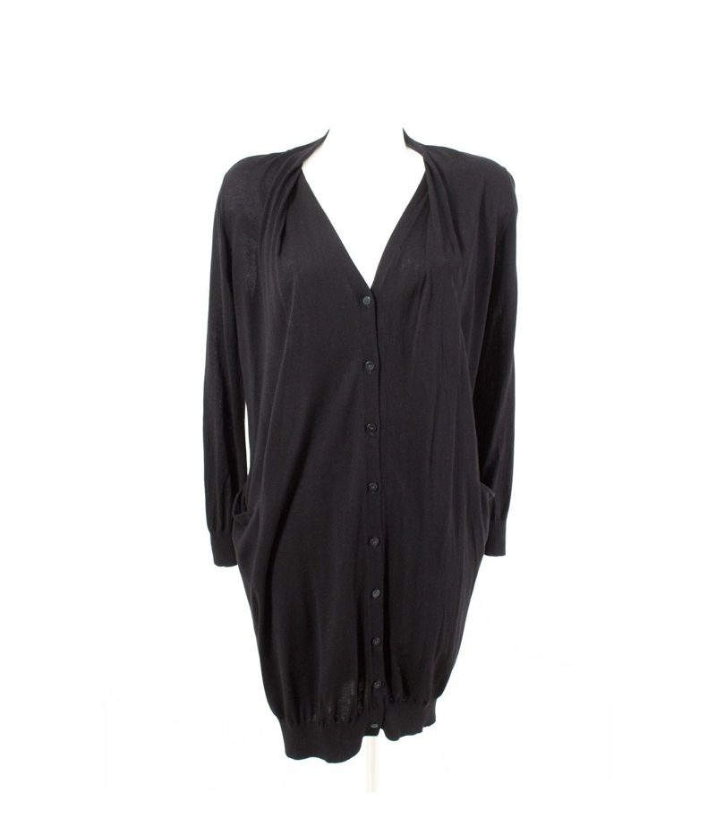 COS Strickjacke Cardigan Feinstrick Longjacke Gr. S/36 Strick – Foto 1