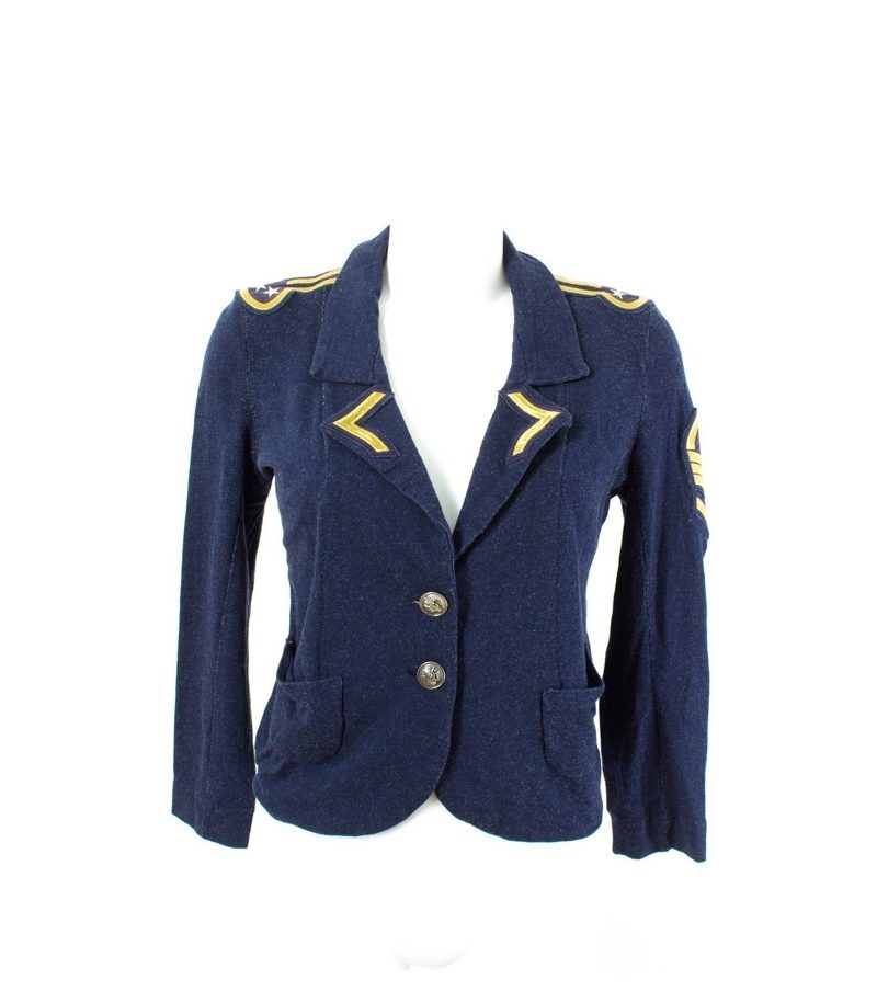 Jeff Gallano Damen Blazer Casual Military Gr. 3=DE M/38 – Foto 1