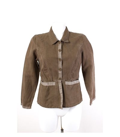 GUDRUN SJÖDEN Blazer Gr.S/36 Leinen-Baumwolle Sommerblazer