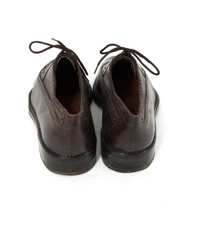 BERGAL Schuhe Schnürschuhe Wing Tip Lederschuhe Gr. UK 9=DE 43 Leder – Foto 4
