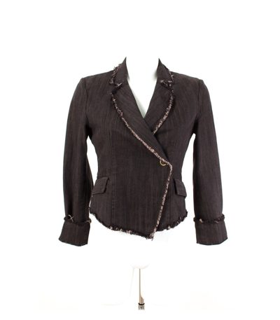 STEFANEL Damen Blazer Casual Jeansblazer Gr. S/36 Denim