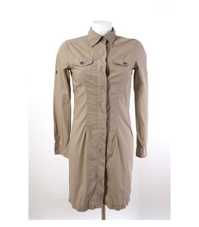 0039 ITALY Kleid Hemdkleid Casual Gr. 34/XS 100% Baumwolle