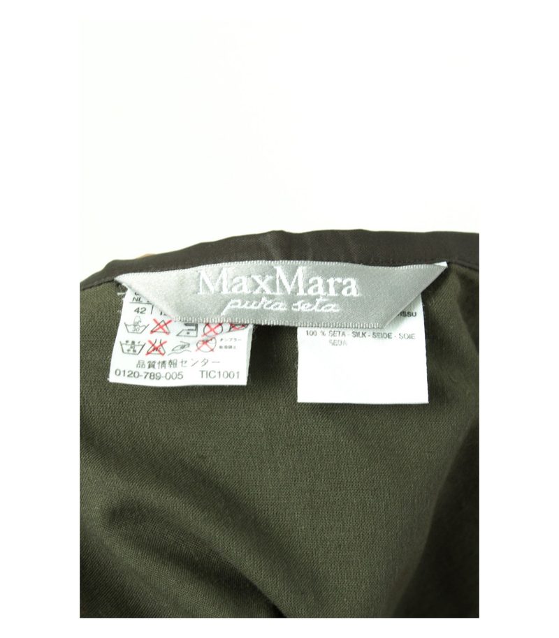 Max Mara Rock Business Rock Straight Gr. 40/L 100% Seide – Foto 3