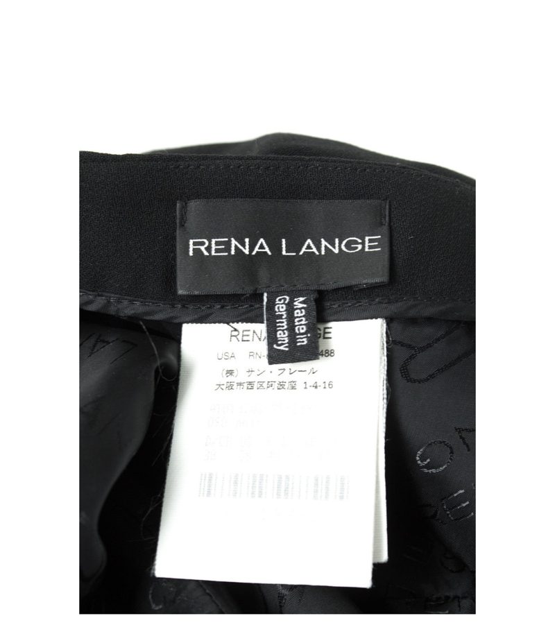RENA LANGE Rock Gerader Schnitt Business Gr. 38/M Wolle – Foto 3